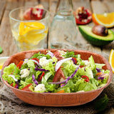 Elsjoy 8 Pack 8 Inch Wooden Woven Salad Bowl, Reusable Square Serving Bowl Woven Wood Mixing Bowl Set, Unbreakable Snack Bowls for Salad, Fruits, Snacks Elsjoy