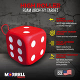 Morrell Targets Archery Target, High Roller Foam, for Crossbow & Compound Bow, 13" Morrell
