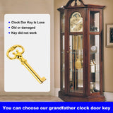 Grandfather Clock Key Replacement Howard Miller Grandfather Clock Door Key, Compatible Ridgeway, Sligh, Emporer, Pearl, Seth Thomas Clock Door Key Suit for Most Clock Prior to 2004 RO6G