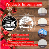 60pcs Christmas Stencils for Painting on Wood 3 Inch Small Nativity Ornament Reusable Holiday Xmas Drawing Stencil Templates for Wood DIY Crafts Card Paper Gift Home (Christmas Word) Hosomono