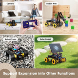 ACEBOTT Robot Kit, Robotics for Kids Ages 8-12, STEM Toys for Boys with Remote & App Control, Arduino & Scratch Compatible, Science Kits for Kids Age 8-12, Gift for Boys & Girls(Yellow) ACEBOTT