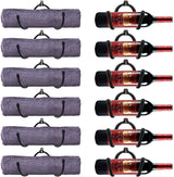 Pmsanzay Wall Mounted Wine Rack Wine Bottle Rack Holder Storage Organizer with Rubber Protection（No Scratches）- Home & Kitchen Décor - Pack of 6 Pmsanzay