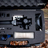 wisedry 112 Gram [4 Packs] Silica Gel Desiccant Packs for Larger Container Desiccant Bags with Orange Indicating Beads for 3D Printer Filament Gun Safe Camera Electronics Equipment Food Grade wisedry