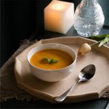 BTaT- White Cereal Bowls, Set of 12, 16 Ounces, Bowls, Cereal Bowl, White Bowls, Small Bowls, White Soup Bowls, Porcelain Bowl, Set of Bowls, White Porcelain Bowls, Deep Bowls, Christmas Gifts Brew To A Tea