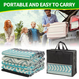 BMCH Outdoor Rugs, Outdoor Plastic Straw Rug, Reversible Waterproof Carpet for Camping, Poolside, Garden, BBQ Area, Gazebo Flooring, RV Park & Beach, Bohemian Style, 6x9 BMCH