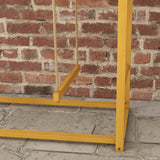 PawHut Chicken Activity Play with Swing Set for 3-4 Birds, Wooden Chicken Coop Accessory with Multiple Chicken Perches & Hen Ladder, Natural PawHut