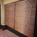 Made Natural Bamboo Roller Blinds Cordless Bamboo Blinds 25" 26" 27" 28" 31" 32" 33" 34" 35" 36" 40" 41" 42" 43" 44" 45" 46" 47" 49" 50" 56" 57" 72" Retro Outdoor Bamboo Shades for patios(Size:28" W x Generic