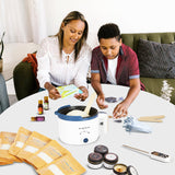 KQU Candle Making Kit for Candles, Home DIY Candle Wax Kit with Glass Jars for Adult, Candle Maker Kit with Wax Melter for Art & Craft KQU