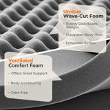 Sweetnight 12 Inch Queen Mattress in a Box for Comfort Sleep & Pressure Relief, CertiPUR-US Certified Queen Size Mattresses Medium Firm Memory Foam for Back Pain Sweetnight