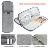 MYBAGZING Knitting Needles and Crochet Hook Organizer Case (Up to 14 Inches) for Knitting Accessories - Empty Case MYBAGZING