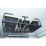 Klutch Overhead Garage Storage Rack — Adjustable Height, 96in.L x 48in.D x 23–37in.H Klutch