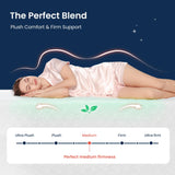 GAESTE 5 Inch Twin Green Tea Cooling Gel Memory Foam Mattress Medium Firm CertiPUR-US Certified Mattress in a Box Comfortable and Supportive No Fiberglass (Twin, 5 in) GAESTE