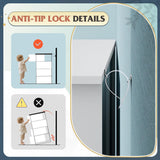 WLIVE White LED Dresser for Bedroom, Tall Wood Dresser with 4 Drawers and Open Shelf, Chest of Drawers with Charging Station and LED Lights for Living Room, Hallway, Closet WLIVE