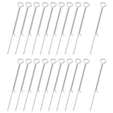 Candel Wick Holder ZZLZX 20PCS 4.3 Inch Wick Holders for Candle Making, Metal Wick Centering Tool, Candle Wick Clip ZZLZX