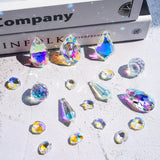 H&D HYALINE & DORA 215pcs DIY Crystal Suncatcher Kits for Adults Art Crafts Set with Rainbow Maker Prisms Pendant Sun Catchers Hanging Decor for Window Garden Wedding, Gold H&D HYALINE & DORA