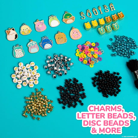Squishmallows Original Bracelet Design Set, Cute & Friendship Bracelet Kit, Jewelry Making Kit, Charm Bracelet Making Kit, Beading & Jewelry Making, Friendship Bracelet Making Kit Squishmallows