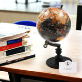 Hosley 10 Inch High Globe on Wooden Stand. A great gift for Father's Day for your Home birthdays holidays and special events. O9 Hosley