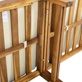 Christopher Knight Home Tenntt 5-Seater Acacia Wood Patio Furniture Set, Outdoor Conversation Sofa Chat Set with Coffee Table, Wicker Arm, Sectional Seating Group for Backyard Balcony, Teak+Beige Christopher Knight Home