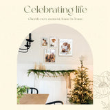 TWING 8x10 Rustic Picture Frames Set of 6 Distressed White Composite Wood Farmhouse Photo Collage Frame For Wall Decor Gallery Wall Frame Set Mounting or Table display, Ideal Valentine Gifts for TWING