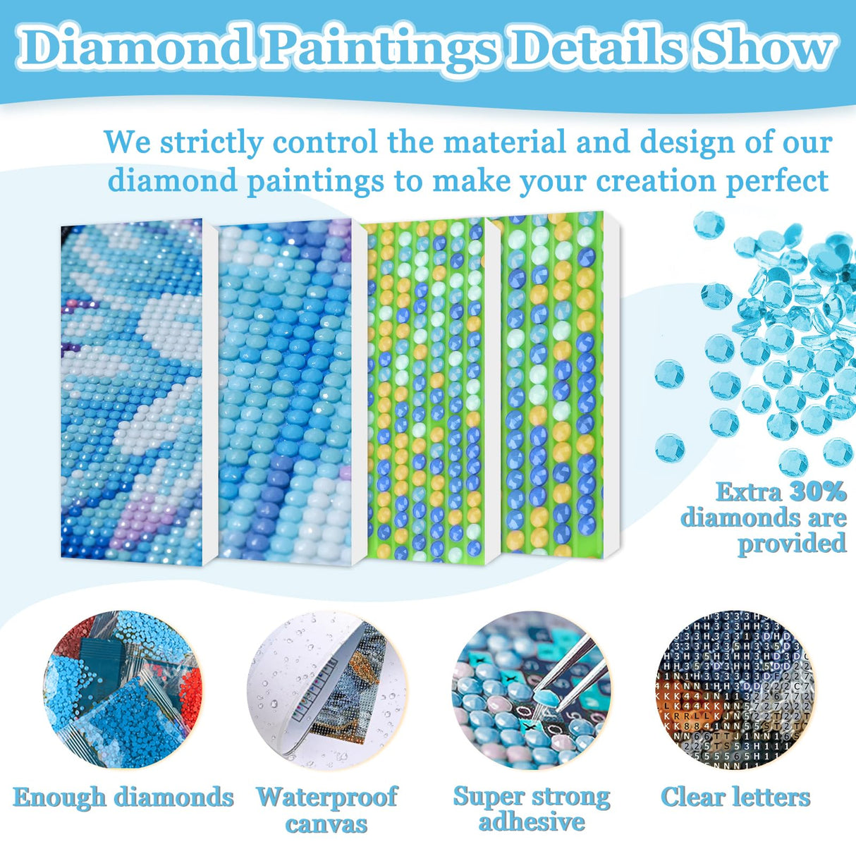 MAXBYE Diamonds Painting Kits for Adults, Cute Dog and Its Partner Diamond Art Kit for Beginners, DIY Animal Dog Round Full Diamond Gems Create Wall Art Decorations and Gifts 12x12 inch MAXBYE
