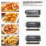 WMKGG 12 inch Air Fryer Parchment Paper Squares, 100 Sheets Unbleached Pre-Cut Baking Disposable Paper Liner for Ninja Foodi Flip SP101/SP201/SP301/SP351, Cuisinart Toaster Oven, Microwave WMKGG