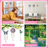 Crafts for Kids Ages 8-12, Birthday Gifts Presents for 6 7 8 9 10 11 Year Old Girls Diamond Painting Kits for Girl Toys Age 5-11 Teen Adults Wind Chimes Crystal Window Suncatcher for Home Garden Decor Anofty