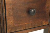 Signature Design by Ashley Breegin New Traditional Wooden Chair Side End Table, Brown Signature Design by Ashley