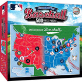 Baby Fanatic Mlb1001: MLB League Map 500Pc Puzzle Masterpieces