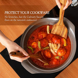 Wooden Spoons for Cooking - 10 Pcs Teak Wood Cookware Utensil Set with Smooth Finish - Non-Stick, Comfortable Grip - Durable, Heat Resistant Kitchen Utensils SOOMGYEOL SEOM