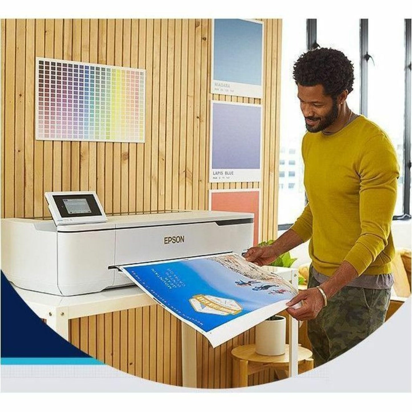 Epson SureColor T2170 24-Inch Desktop Wireless Poster CAD Plotter Printer | PrecisionCore Printhead | All-Pigment Durable Inks | Two Years of Usually Next Business Day Coverage