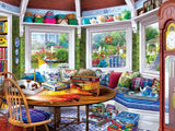 Masterpieces 550 Piece Jigsaw Puzzle for Adults and Family - Puzzler's Retreat - 18"x24" Masterpieces