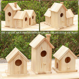 Wooden Bird House Kit,Outdoor Hanging DIY Birdhouse Kit for Kids Woodcraft,Bird Houses for Outside. RHSLRL