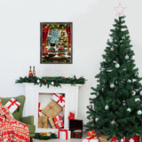 DOMROM Christmas Diamond Painting Kits, Dog and Cat 5D Diamond Art Kits,Gem Art Painting with Diamonds Dots, Arts and Crafts for Beginners Adult Wall Decor 12 x 16inch DOMROM