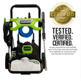 Greenworks 2000 PSI 1.2 GPM Pressure Washer (Open Frame GPW2003) GPW2003 Greenworks