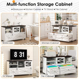 kepptory 2 Drawer File Cabinet with Lock, Rolling File Cabinet for Home Office Fits Files Letter/Legal/F4/A4, Filing Cabinet 2 Drawer with Adjustable Shelf & 2 Lockable Wheels (White + Brown) kepptory