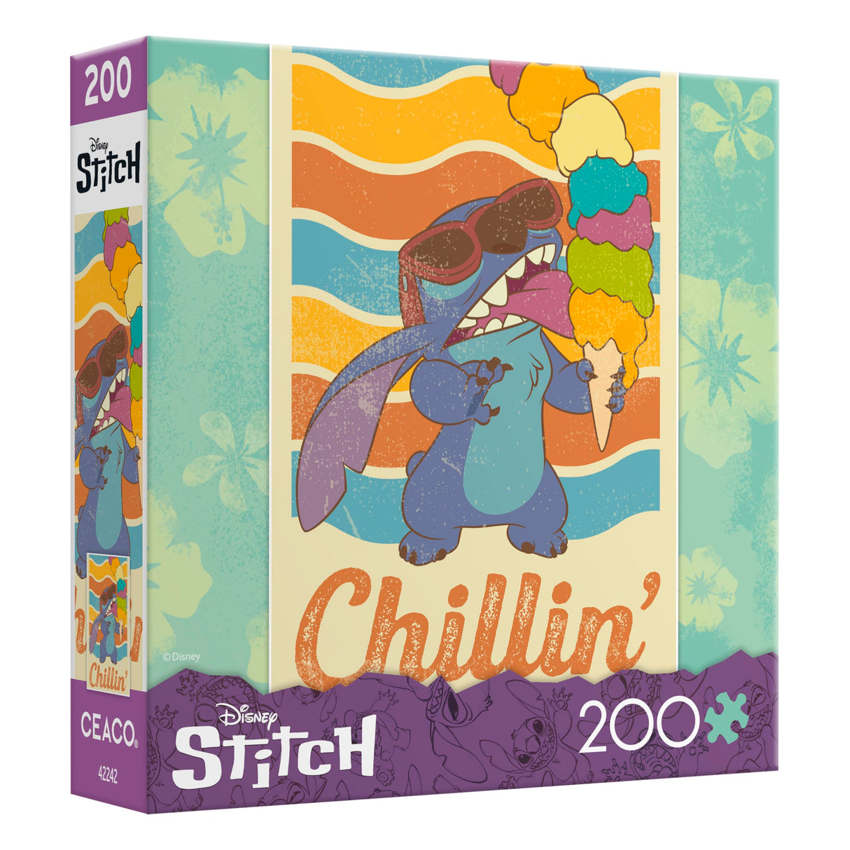 Ceaco - Disney - Stitch - Wear Your Shades - 200 Piece Jigsaw Puzzle Ceaco