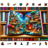 Wooden.City Enchanted Tales 1000 Piece Puzzle, Wooden Puzzles for Adults, Jigsaw Puzzles 1000 Pieces, Made in EU, Size 21.25 X 15.5 in, Magical Jigsaw Puzzle WOODEN.CITY