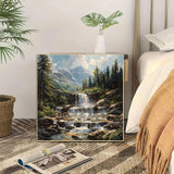 CHWGLFGG 4 Pack Diamond Painting Kits for Adults Beginners,DIY 5D Scenic Landscape Diamond Art Kits,Round Full Drill Forest Sunset Glow Scenery Gem Art Kit,Home Wall Decor 11.8 x 11.8 Inch CHWGLFGG