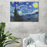 VeGuude Diamond Painting Kits for Adults, Van Gogh Starry Night Diamond Art for Beginner DIY Round 5D Paint with Diamonds Pictures Gem Full Drill Diamond Dots for Home Wall Decor Gifts 12x16inch VeGuude