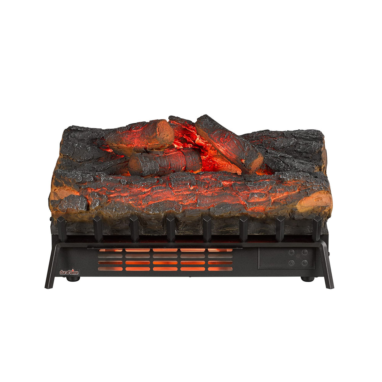 duraflame Electric Log Set 1,000 Sq Ft Heater, Faux Logs Insert with Infrared Flames for Existing Fireplaces, Remote Control Included Duraflame