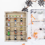 FramePro Shadow Box Frame Display Case 12x16 with Removable Shelves, Deep Memory Box Trinket Knick Knack Shelf Cabinet for Collector, Keepsake Coins Military Medals Wedding Flowers White FramePro