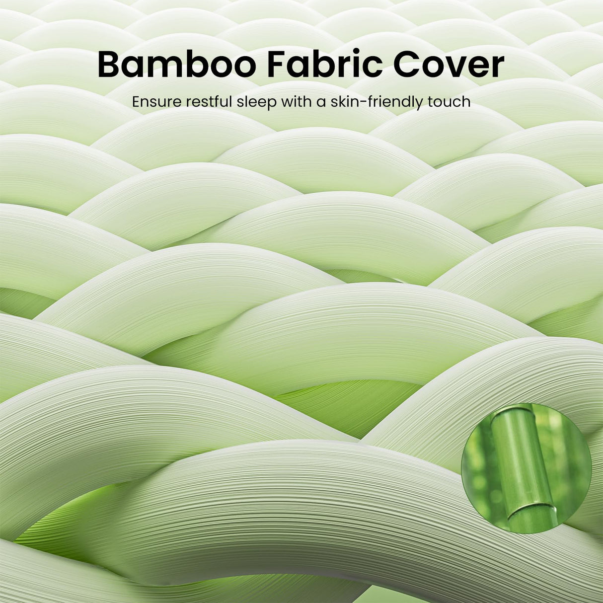 Marsail Queen Size Memory Foam Mattress Topper, 3 Inch Cooling Gel Infused with Soft Cover, CertiPUR-US and Oeko-TEX Certified, Sofa, RV, Camping Marsail