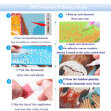 FORLAND Horse Diamond Painting Kits for Adults Beginners - 5D DIY Full Drill Diamond Kits Painting Crafts for Home Wall Decor, Diamond Art Kits,12x16inch FORLAND