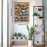 Vintage National Parks Puzzle for Adults 1000 Pieces, Travel Poster Landscape Puzzle Including Yellowstone Zion Acadia Yosemite, Nature Jigsaw Puzzles Scenery Mountain Scene PICKFORU