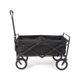 MacSports Collapsible Folding Outdoor Utility Wagon, Black MACSPORTS
