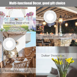 WindMage 6 Pack 8inch Sublimation Wind Spinner Blanks 3D Aluminum Metal Wind Sculpture Kinetic Spinners for Yard and Garden Indoor Art Ornaments Hanging Decoration (Round) WindMage