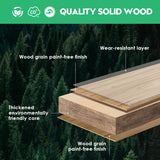 Wall Mounted Folding Table, Laundry Table Floating Countertop, with 40" x 20" Solid Wood Tabletop, Holds Up to 300 Lb for Small Spaces, Rv, Home Office, Garage, Basement Kitchen, Bar, Laptop Fistihon