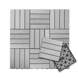 NewTechWood UltraShield Naturale 1 ft. x 1 ft. Quick Deck Outdoor Composite Deck Tile in Icelandic Smoke White (10 sq. ft. per Box) NewTechWood