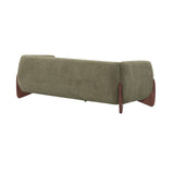 Christopher Knight Home Almab 82 Inches Sofa Couch, Cozy Boucle Upholstered 3-Seater Sofa, Wood Frame Couch, Comfy Couches for Living Room and Office, Modern Soft Plush Sofa, Olive Green Christopher Knight Home