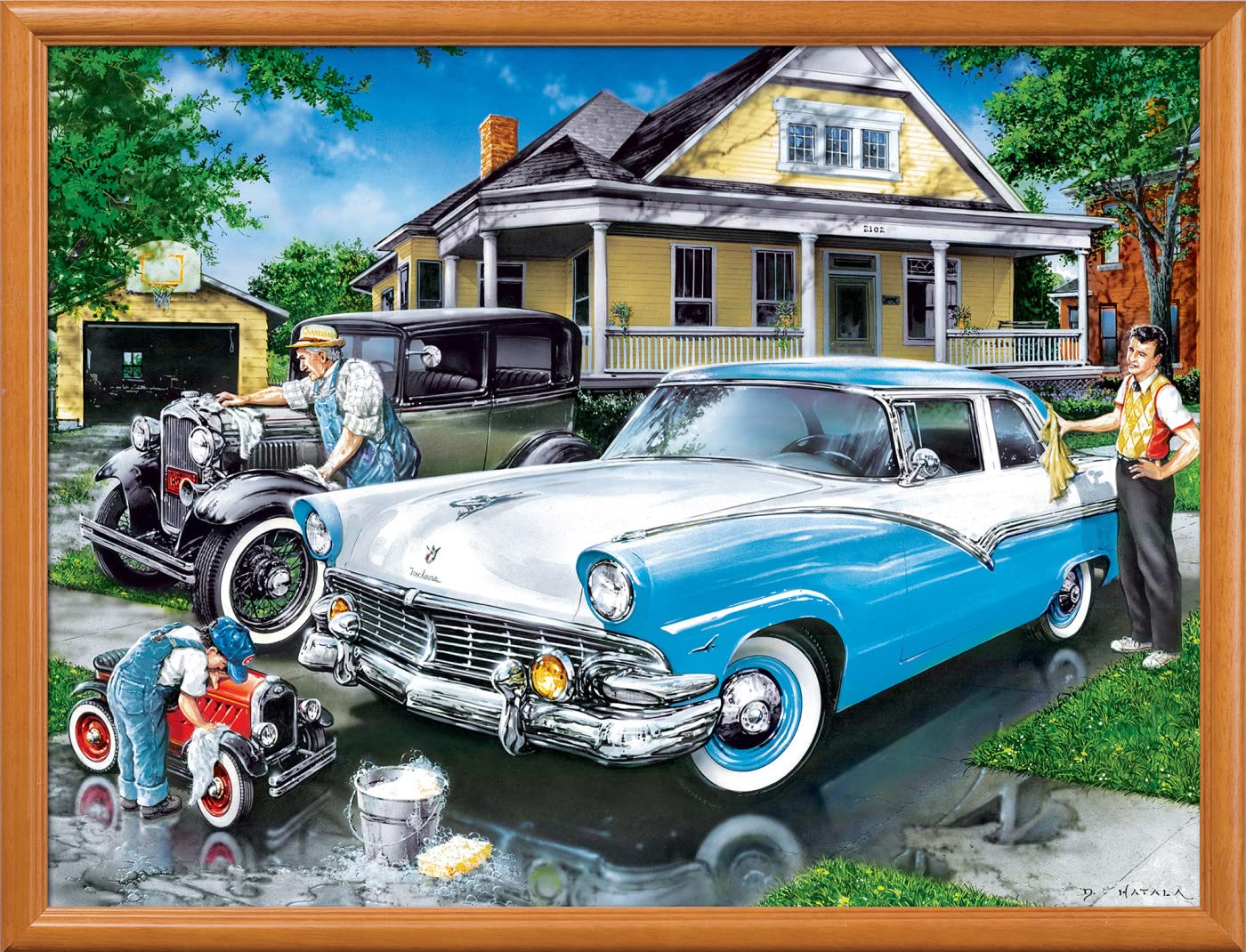 MasterPieces 400 Piece Jigsaw Puzzle for Adults, Family, Or Youth - Three Generations - 18"x24"